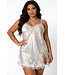 Lyla Plus White Chemise 8354X