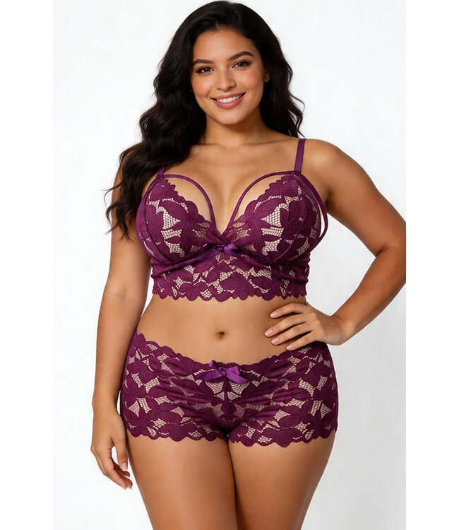 Ashley Plus Raspberry Set 240841