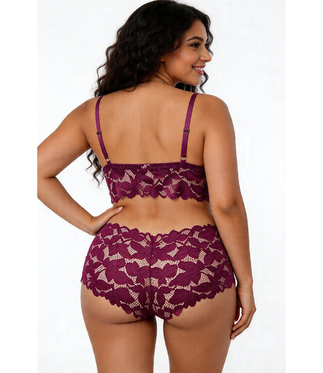 Ashley Plus Raspberry Set 240841