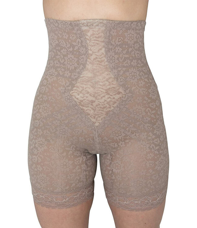 Plus Mocha High Waist Leg Shaper Extra Firm Shaping 6207X