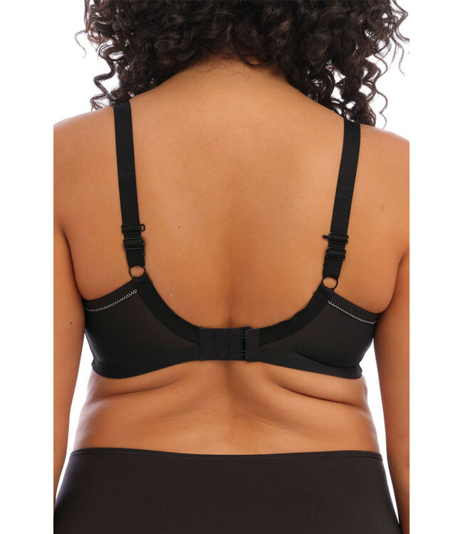 Elomi Bijou Banded Molded Black Bra EL8722