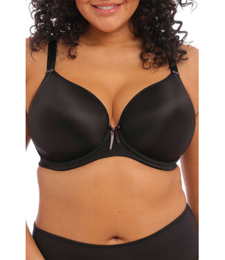 Elomi Bijou Banded Molded Black Bra EL8722