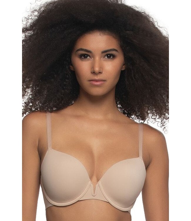 Felina Lunette Plunge Warm Neutral Bra 235223