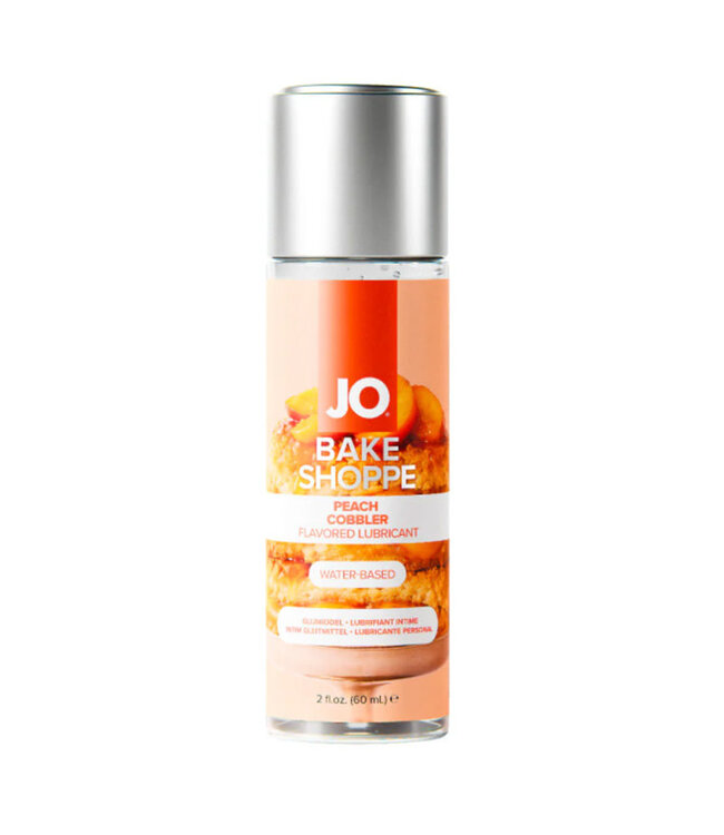 JO Bake Shoppe Peach Cobbler Flavored Water-Based Lubricant 2oz