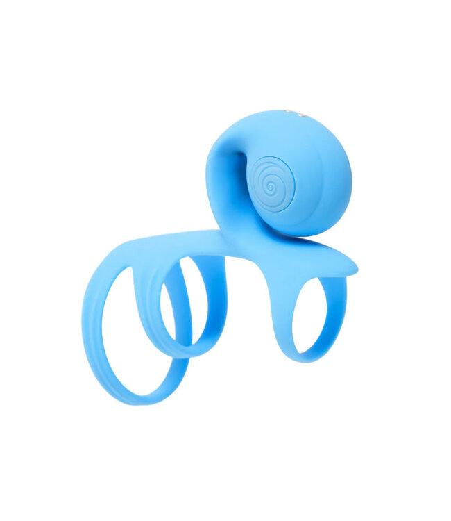 SVibe Snail JOVI Arc Couples Ring Blue Haze