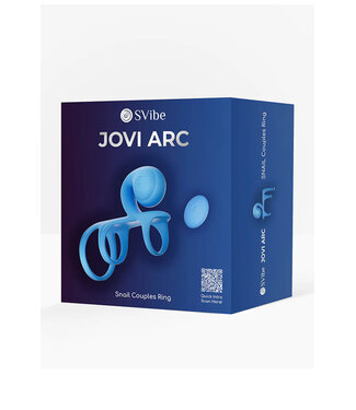 SVibe Snail JOVI Arc Couples Ring Blue Haze