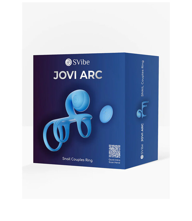 SVibe Snail JOVI Arc Couples Ring Blue Haze