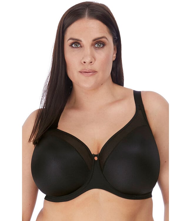 Elomi Heather Smooth Molded Black Bra EL4301