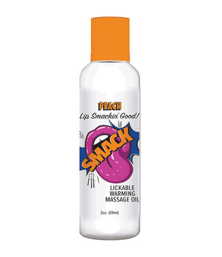 Smack Warming Massage Oil Peach 2oz