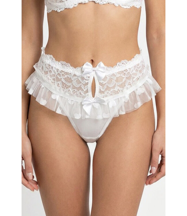 White Lace Thong 211