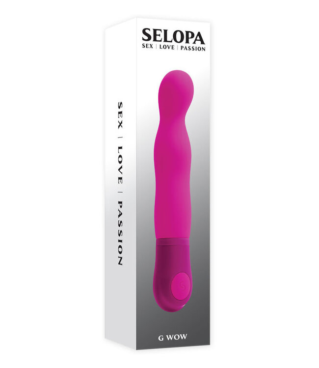 Selopa G Wow Silicone G-Spot Vibrator Pink