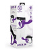 Together Lock-In Dual-Ended Vibrating Strap-on & Harness Set