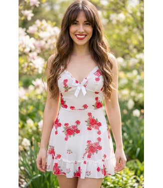 Celeste White Babydoll 8876
