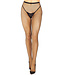 Maddie Black Industrial Net Suspender Tights 1408