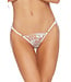 White Foil Embroidery Fullback Panty 75167