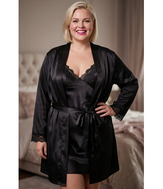 Serena Plus Black Chemise 23403X Serena Plus Black Chemise 23403X