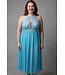 Helen Plus Turquoise Long Gown 250701X