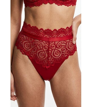 Red High Waisted Lace Panty WP21 Red High Waisted Lace Panty WP21
