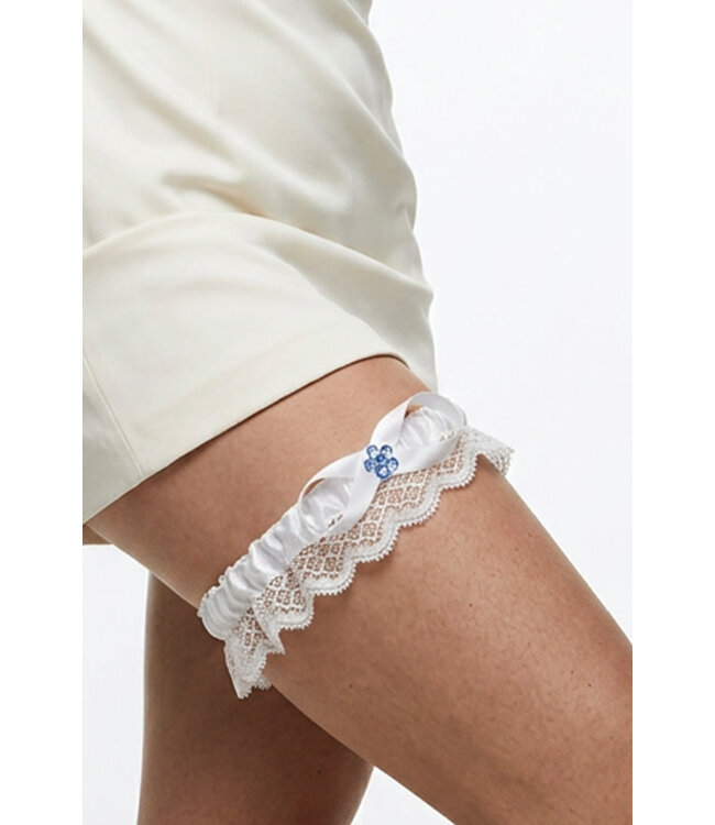 White Leg Garter S863B One Size
