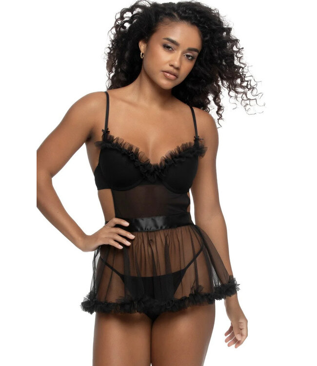 Evelyn Black Chemise 999532