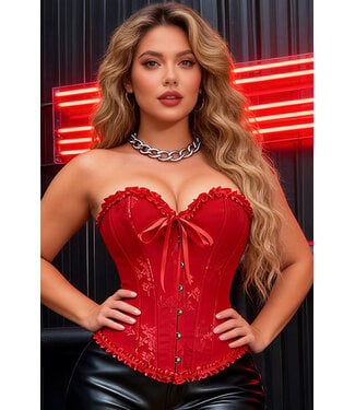 Janice Red Corset A3612-3