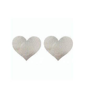 Silver Illusion Silver Fine Grain Pasties NC232 Silver Illusion Silver Fine Grain Pasties NC232