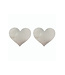 Silver Illusion Silver Fine Grain  Pasties NC232