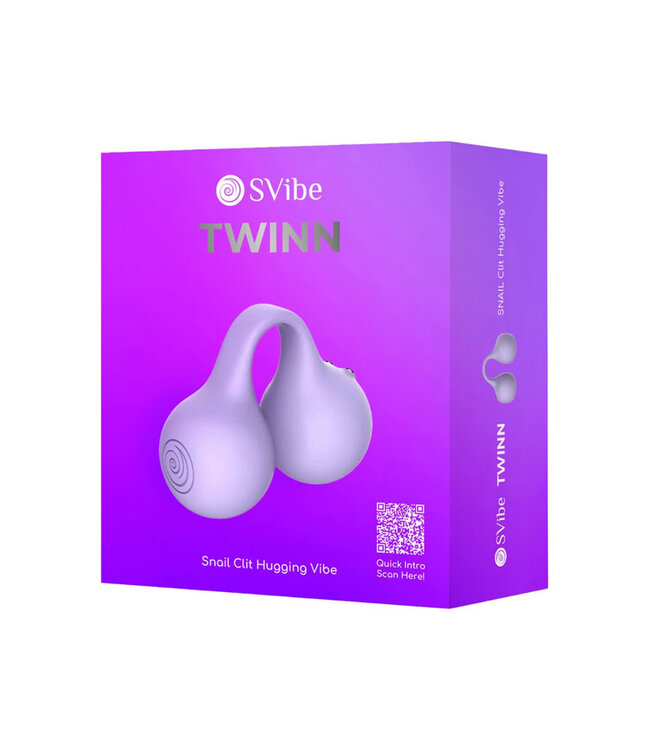 SVibe Snail Twinn Finger Vibrator Lilac (App-Enabled)