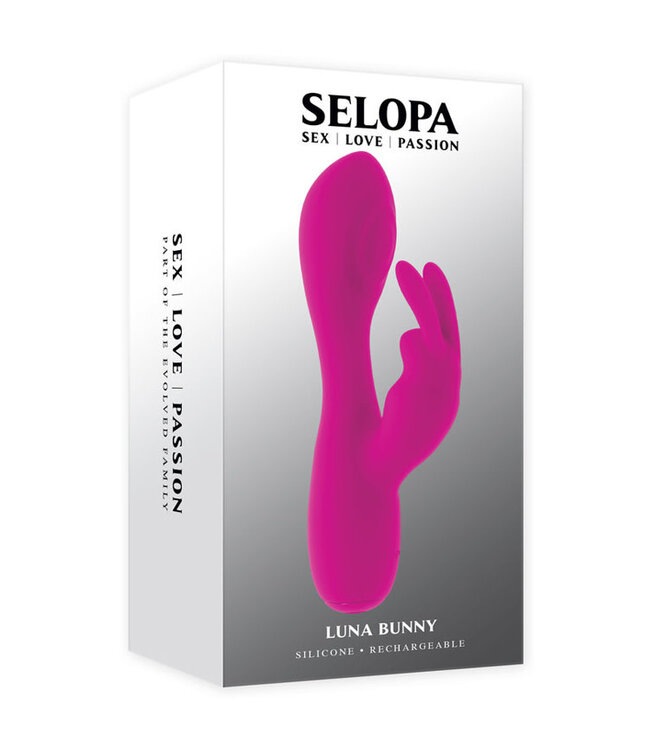 Selopa Luna Bunny Silicone Rechargeable Pink