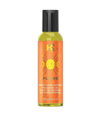 Kama Sutra Celestial Collection Pheromone Massage Oil Flare 2oz Kama Sutra Celestial Collection Pheromone Massage Oil Flare 2oz