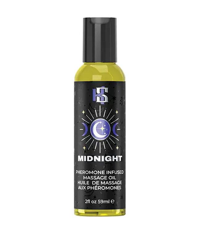 Kama Sutra Celestial Collection Pheromone Massage Oil Midnight 2oz