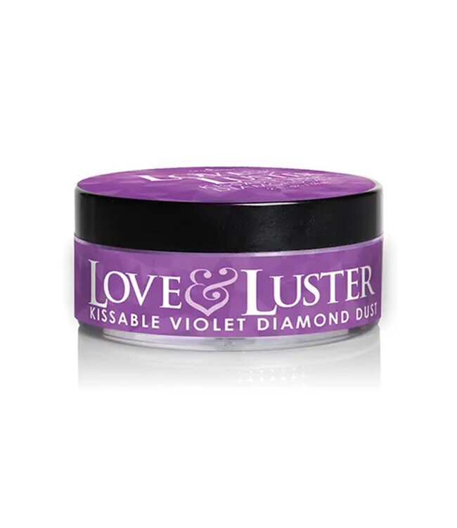Sensuva Love & Luster Kissable Violet Diamond Dust Jar 2oz