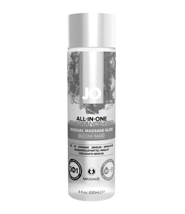 JO All-In-One Sensual Massage Glide Fragrance Free 4oz