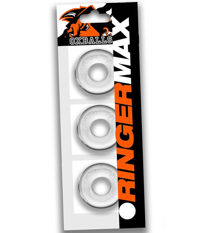 OxBalls Ringer Max 3-Pack Clear