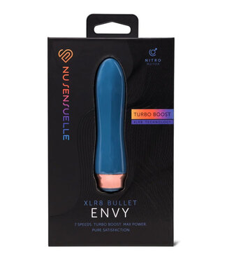 Nu Sensuelle Envy XLR8 Bullet with Nitro Motor Deep Turquoise