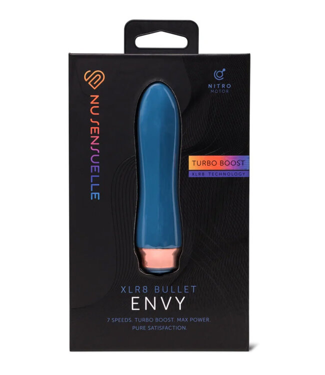 Nu Sensuelle Envy XLR8 Bullet with Nitro Motor Deep Turquoise