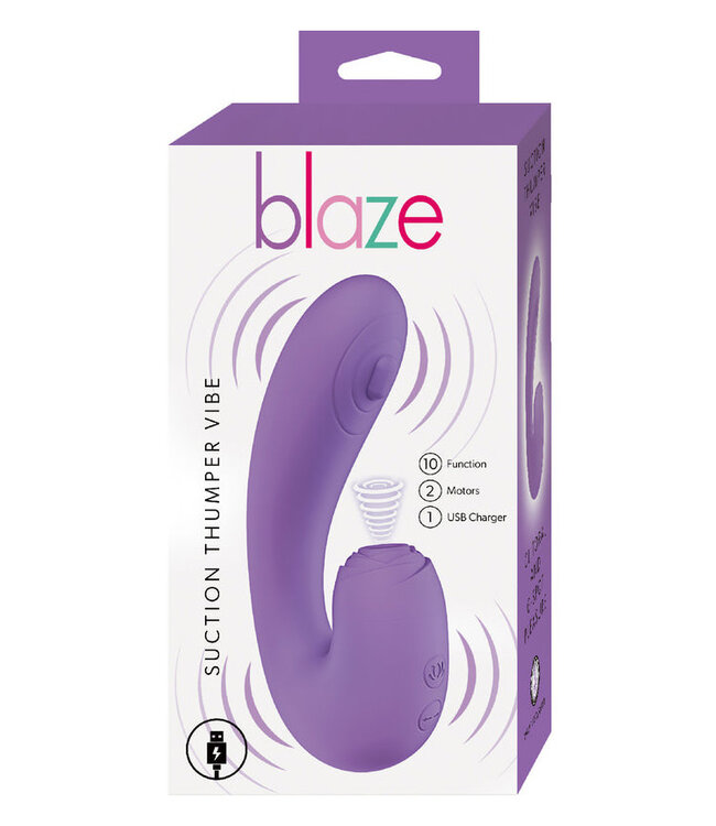 Blaze Suction Thumper Vibe Lavender