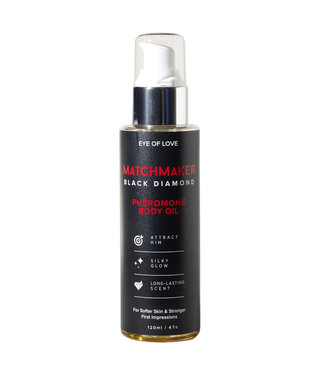 Eye of Love Pheromone Matchmaker Black Diamond Attract Him Body Oil 120ml