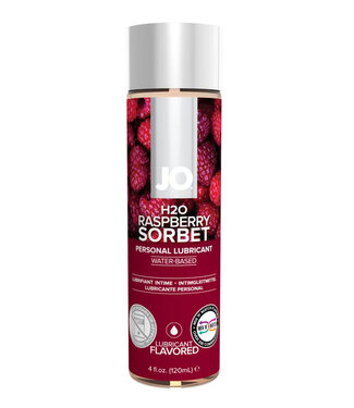 JO H2O Raspberry Sorbet Flavored Water-Based Lubricant 4oz