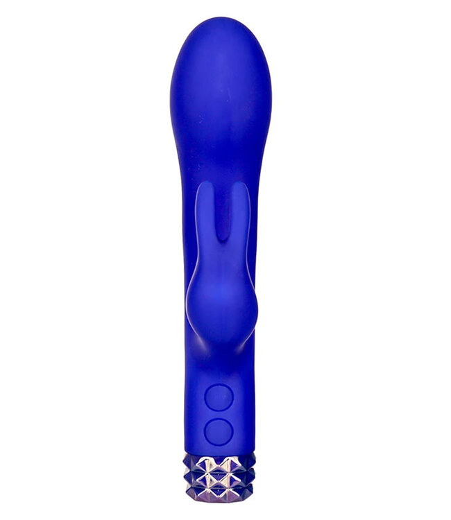 M'Lady Bunny Vibrator 6in Blue