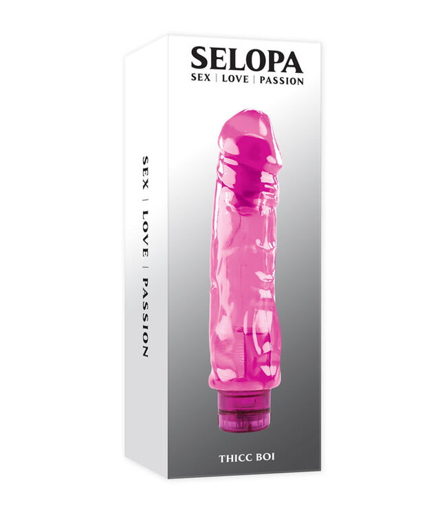 Selopa Thicc Boi Vibrating Vibe Rubber Pink