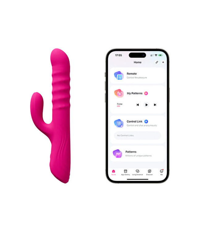 Lovense Velvo Rotating Beaded G-Spot & Clit Rabbit Vibrator
