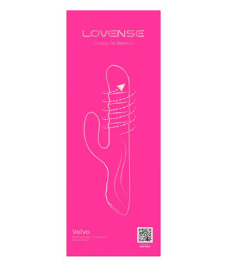 Lovense Velvo Rotating Beaded G-Spot & Clit Rabbit Vibrator