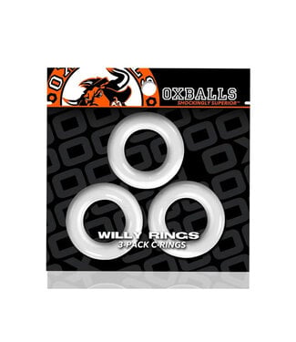 Oxballs Willy Rings 3-Pack Cockrings O/S White