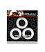 Oxballs Willy Rings 3-Pack Cockrings O/S White