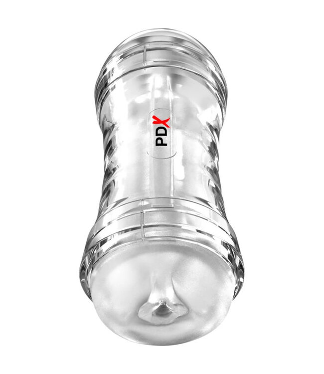 PDX Extreme Wet Pussies Super Flip-A-Pussy Over Self-Lubricating Stroker Frosted