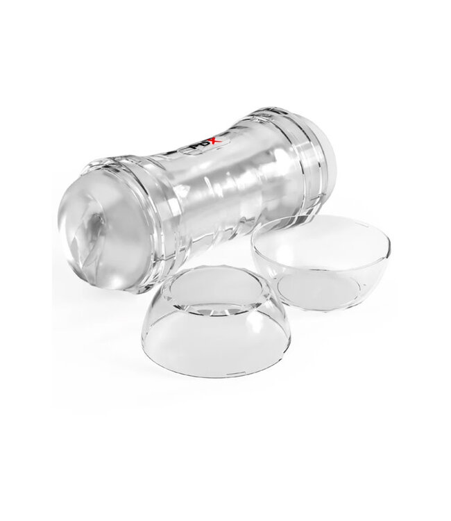 PDX Extreme Wet Pussies Super Flip-A-Pussy Over Self-Lubricating Stroker Frosted