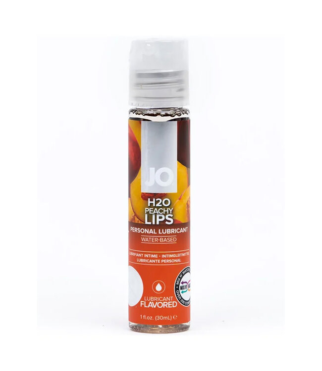 JO H2O Peachy Lips Flavored Water-Based Lubricant 1oz