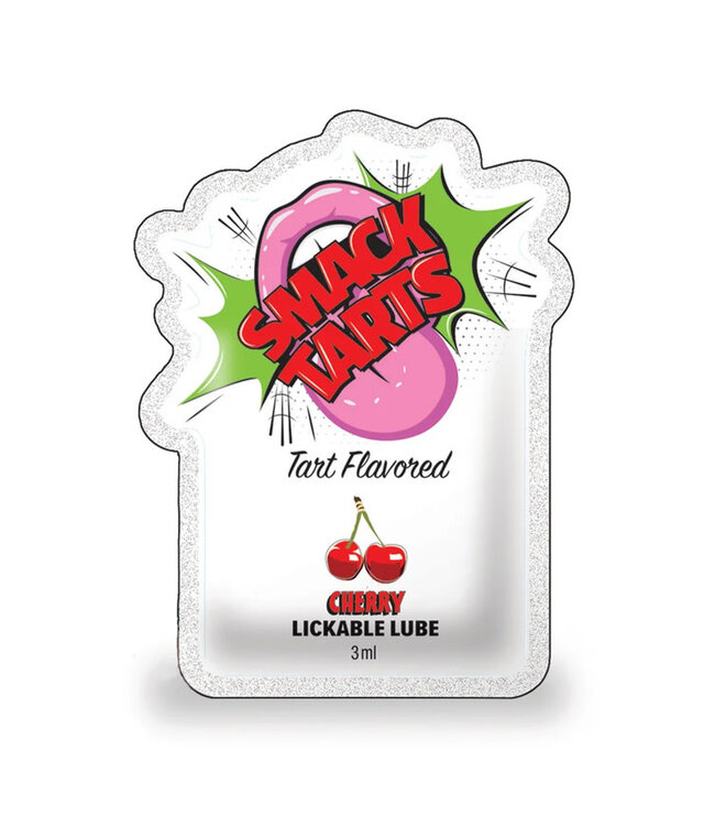 Smack Tarts Lickable Lube Sour Cherry Pouch 3ml