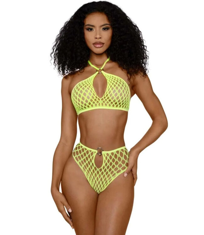 Vivienne Neon Yellow Set 14308 One Size